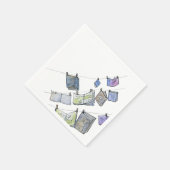 Hangende boeken Papier servet (Hoek)