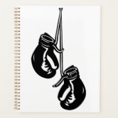  hangende bokshandschoenen Retro Fighter Planner (Voorkant)