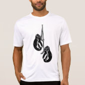 hangende bokshandschoenen Retro Fighter T-shirt (Voorkant)