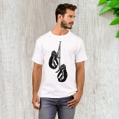  hangende bokshandschoenen Retro Fighter T-shirt