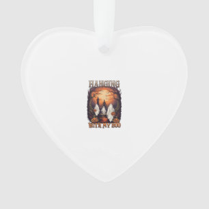 Hangende Boo Halloween Geesten Pompoenen Volle Maa Ornament
