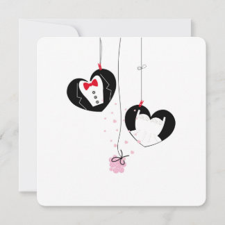 Hangende bruiloftssymbolen. Bride groom