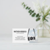 hangende camera visitekaartje (Staand voorkant)