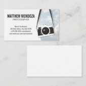 hangende camera visitekaartje (Voorkant / Achterkant)