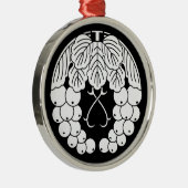 hangende druif metalen ornament (Rechts)