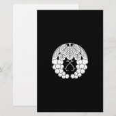 Hangende druiven briefpapier (Voorkant / Achterkant)