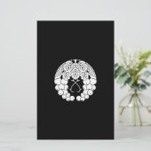 Hangende druiven briefpapier (Staand voorkant)