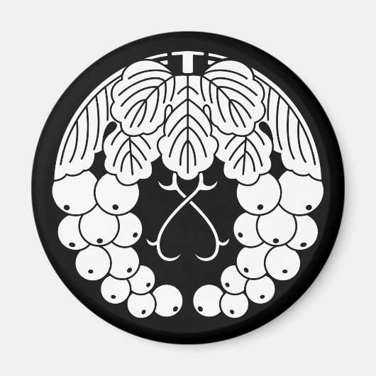 Hangende druiven magneet (Voorkant)