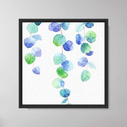 Hangende eucalyptus canvas afdruk (Voorkant)