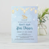 Hangende Gouden Lantaarns Ramadan Iftar Uitnodigin Kaart (Staand voorkant)