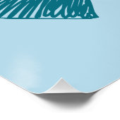 Hangende Hartjes Boom Perfect Poster (Hoek)