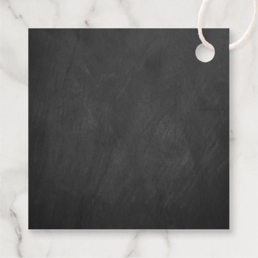 Hangende Hartjes Bruiloft Bedankjes Labels (Achterkant)