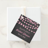 Hangende Hartjes Bruiloft Feest Bedankjes Labels (In situ)