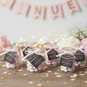 Hangende Hartjes Bruiloftcadeau Bedankjes Labels