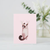 Hangende Kat Briefkaart (Staand voorkant)