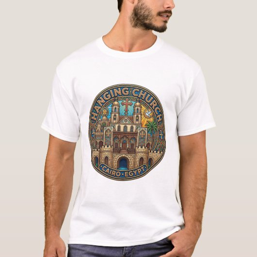 HANGENDE KERK T-SHIRT (Voorkant)