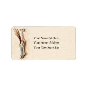  hangende kerstkousen etiket (Voorkant)