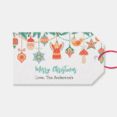 Hangende kerstversiering Cadeaubijsluiter Cadeaulabel (Voorkant (Horizontaal))