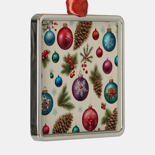  hangende kerstversieringen metalen ornament (Rechts)