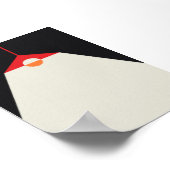 Hangende Lamp Illustratie – Moody Minimalistische  Poster (Hoek)