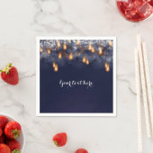 Hangende Lampen Huwelijksreceptie Servetten (Insitu)