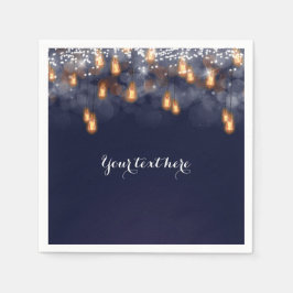  Hangende Lampen Huwelijksreceptie Servetten