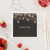 Hangende Lampen Huwelijksreceptie Servetten (Insitu)