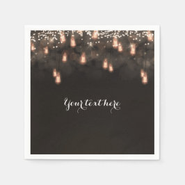  Hangende Lampen Huwelijksreceptie Servetten