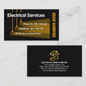 hangende lampen lichtbundel visitekaartje (Voorkant / Achterkant)