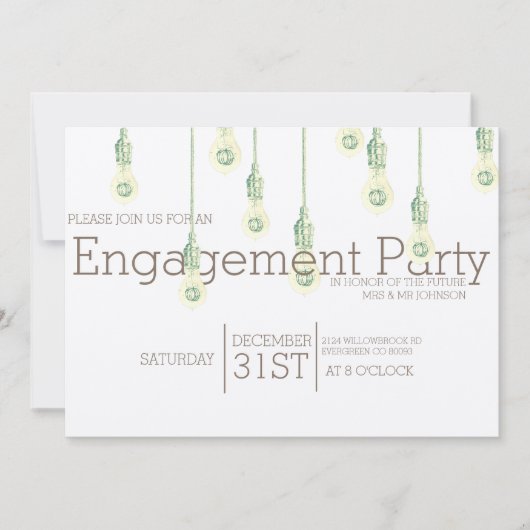  hangende lampen | Verlovingsgroep Kaart (Voorkant)