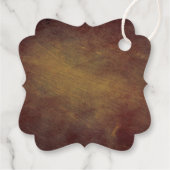 Hangende lantaarn rustieke bloemenbruiloft dank u bedankjes labels (Achterkant)