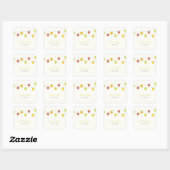 Hangende lantaarns begunstigen Stickers of envelop (Vel)