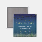 Hangende Lichten Nacht Onder de Sterren Sla de Dat Magneet (Voorkant / Achterkant)