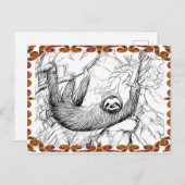 HANGENDE LUIFEL | Schilderbare Briefkaarten© Briefkaart (Voorkant / Achterkant)