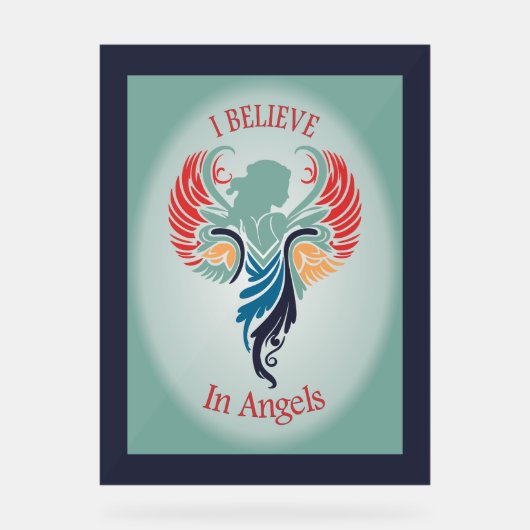 Hangende muur kunst Acryl teken Acryl Bord (Voorkant)