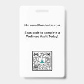 Hangende naamkaart badge (Achterkant)