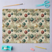 hangende Ornamenten, bessen, takken Tissuepapier (Craft)