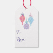 Hangende Ornamenten Cadeau Label van Sue Weidlich Cadeaulabel (Voorkant)