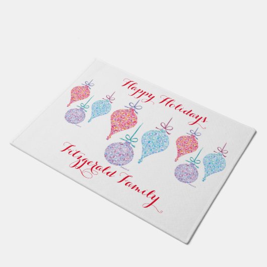 Hangende Ornamenten Deurmat van Sue Weidlich (Schuin)