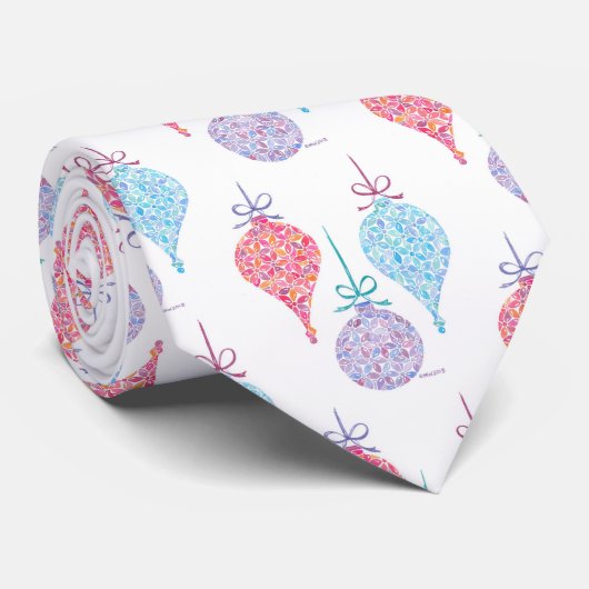 Hangende Ornamenten Stropdas van Sue Weidlich (Opgerold)