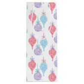 Hangende Ornamenten wijnzak van Sue Weidlich Wijn Cadeautas (Achterkant)