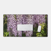 Hangende Paarse Wisteria Floral Bureaumat (Keyboard & Muis)