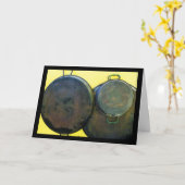 Hangende Paella-schotels Kaart (Gele Bloem)
