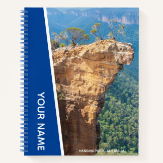 Hangende Rock, Blauwe Bergen Australië, Blauw Notitieboek