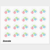 Hangende Sierdecoraties Ronde Sticker (Vel)