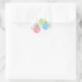 Hangende Sierdecoraties Ronde Sticker (Tas)
