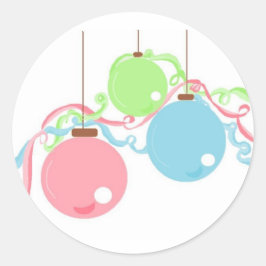 Hangende Sierdecoraties Ronde Sticker
