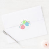 Hangende Sierdecoraties Ronde Sticker (Envelop)
