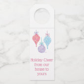 Hangende Sierfles Etiket door Sue Weidlich Flessenhanger (Voorkant)