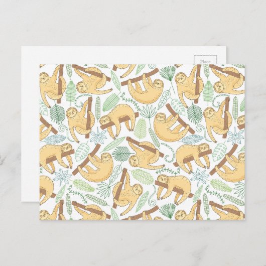 Hangende sleuven briefkaart (Voorkant / Achterkant)